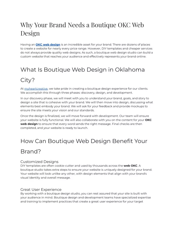 why your brand needs a boutique okc web design