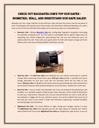 Check_out_Maxsafes.com_s_Top_Gun_Safes_-_Biometric__Wall__and_Nightstand_Gun_Safe_Sales_