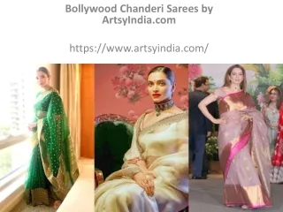 Chanderi sarees by artsyindia