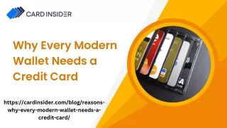 Top 10 Reasons Your Wallet Should Include a Credit Card