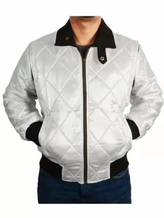 Drive Ryan Gosling White Jacket