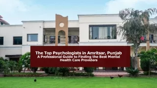 Best Psychological Services and Psychologists in Amritsar