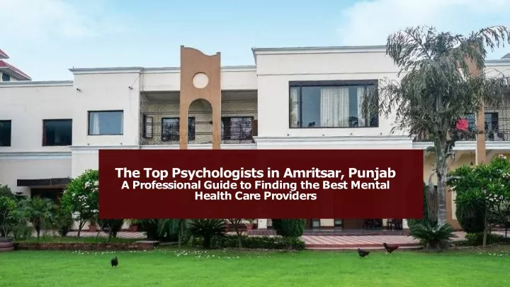 the top psychologists in amritsar punjab