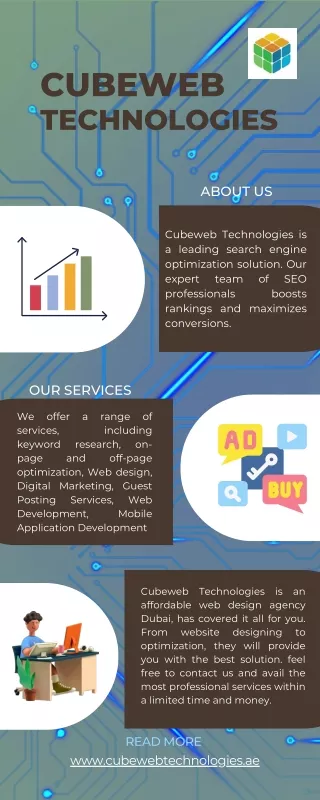 Cubeweb Technologies is One Of the Best Affordable Web Design Agency Dubai