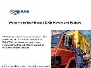 Packers and movers in dubai | DXB Movers