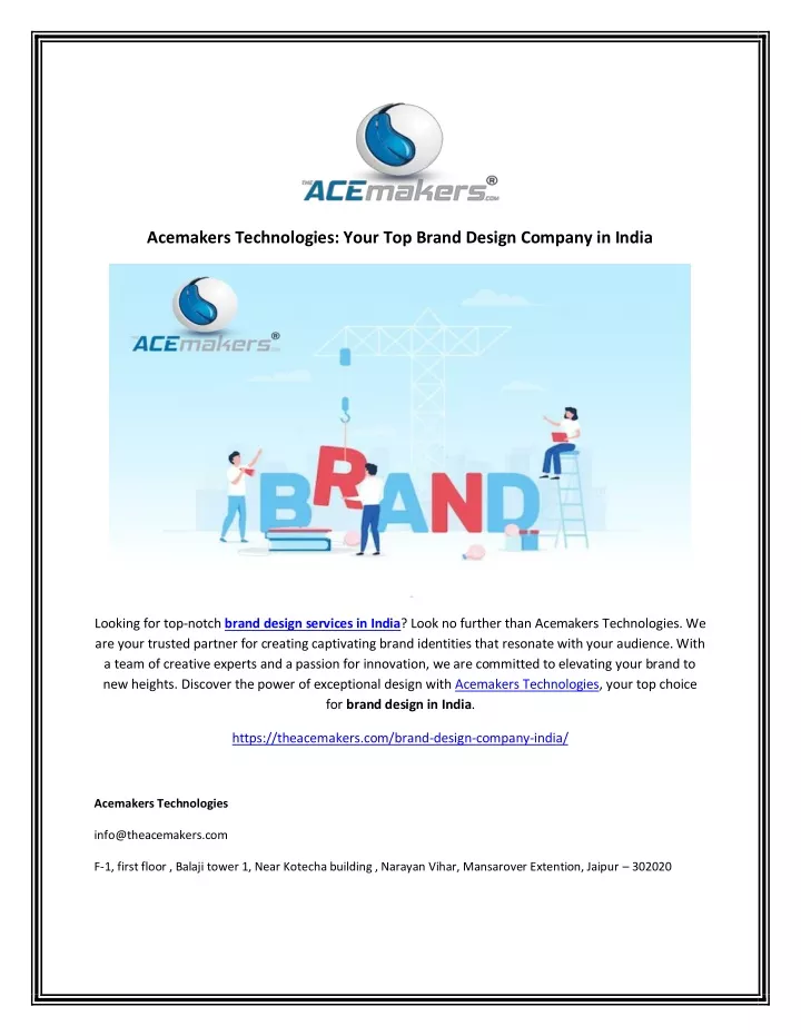 acemakers technologies your top brand design