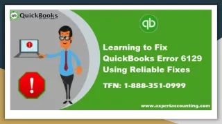 QuickBooks Error 6129 0 (A Step by Step Solution Guide)