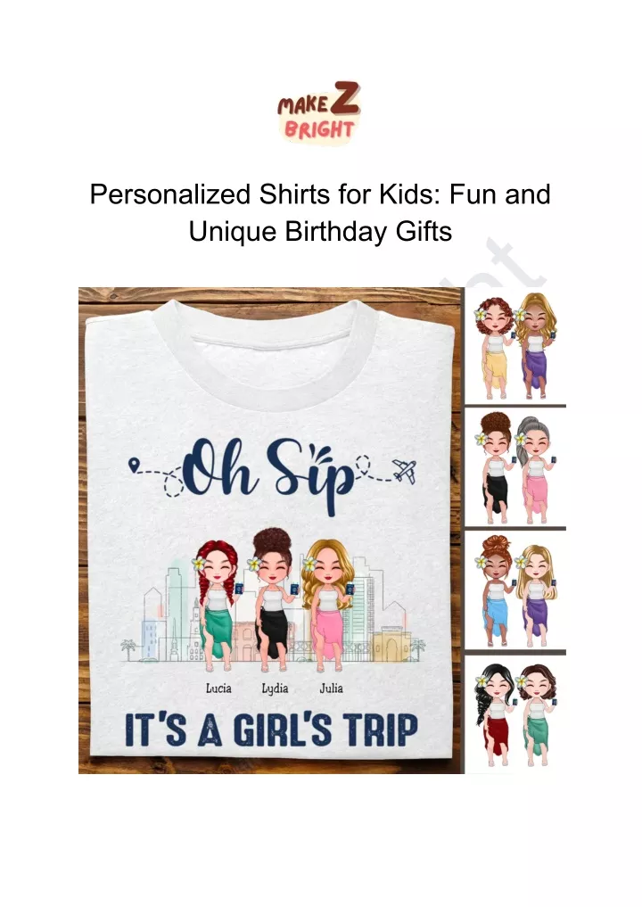 personalized shirts for kids fun and unique