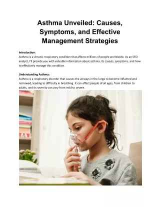 Asthma Management | Advanced Allergy & Asthma Care