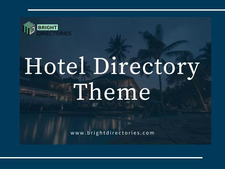 hotel directory theme