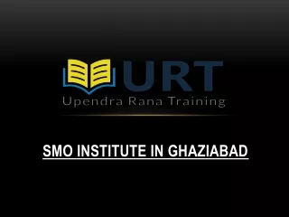 SMO INSTITUTE IN GHAZIABAD