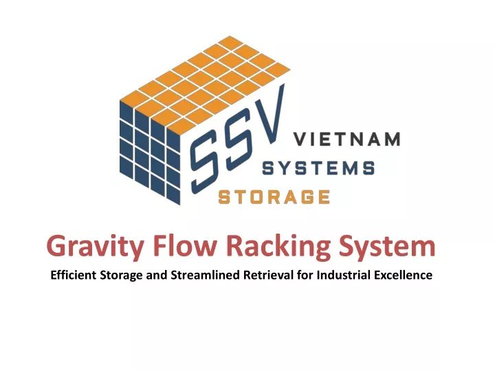 gravity flow racking system efficient storage