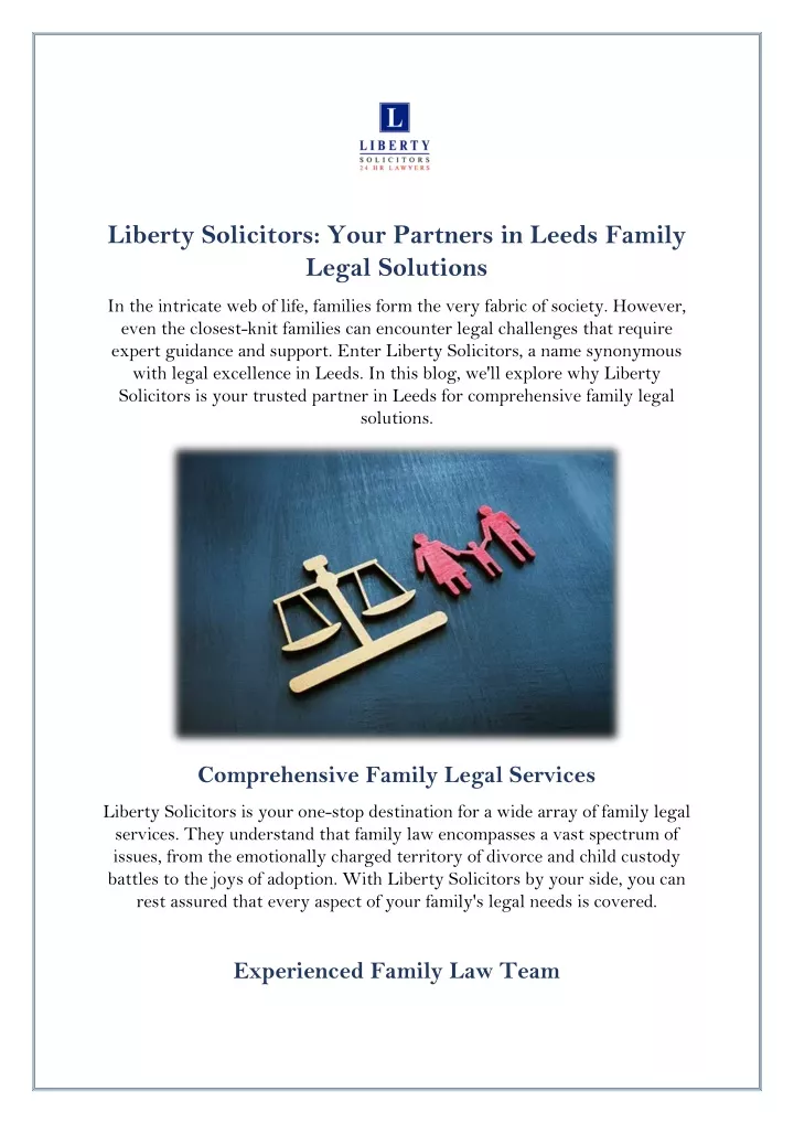 liberty solicitors your partners in leeds family