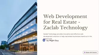 Web-Development-for-Real-Estate-Zaclab-Technology 22-9-23