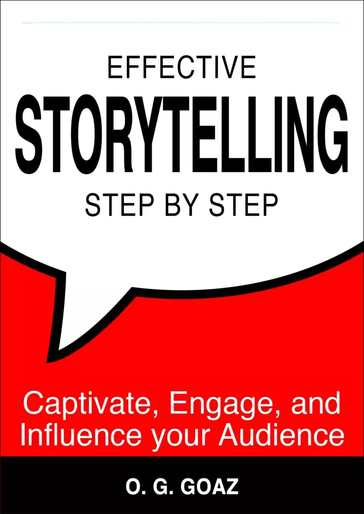 effective storytelling step by step captivate