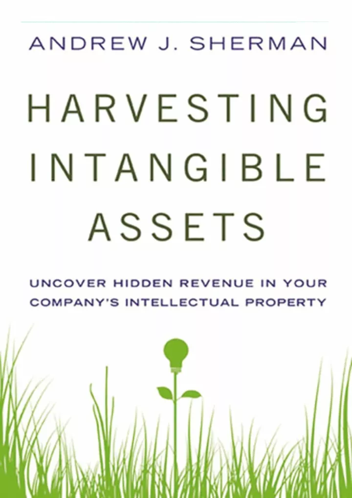 harvesting intangible assets uncover hidden