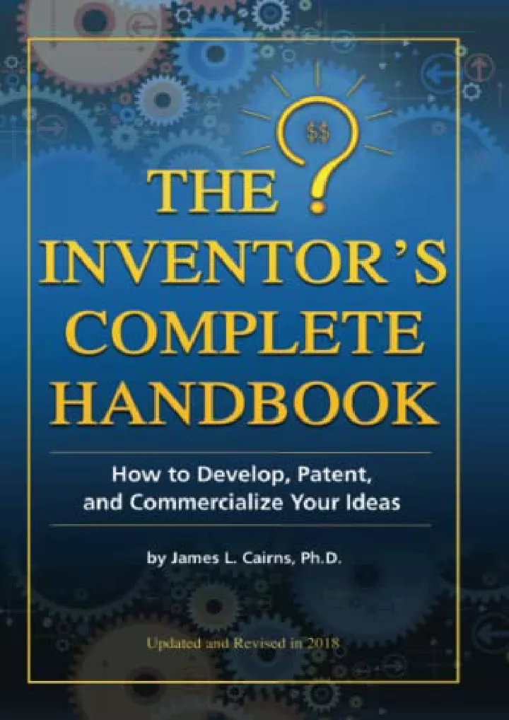 the inventor s complete handbook how to develop