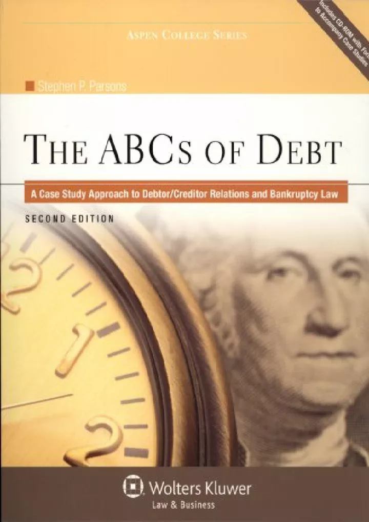 abc s of debt a case study approach to debtor