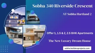 Sobha 340 Riverside Crescent E-Brochure