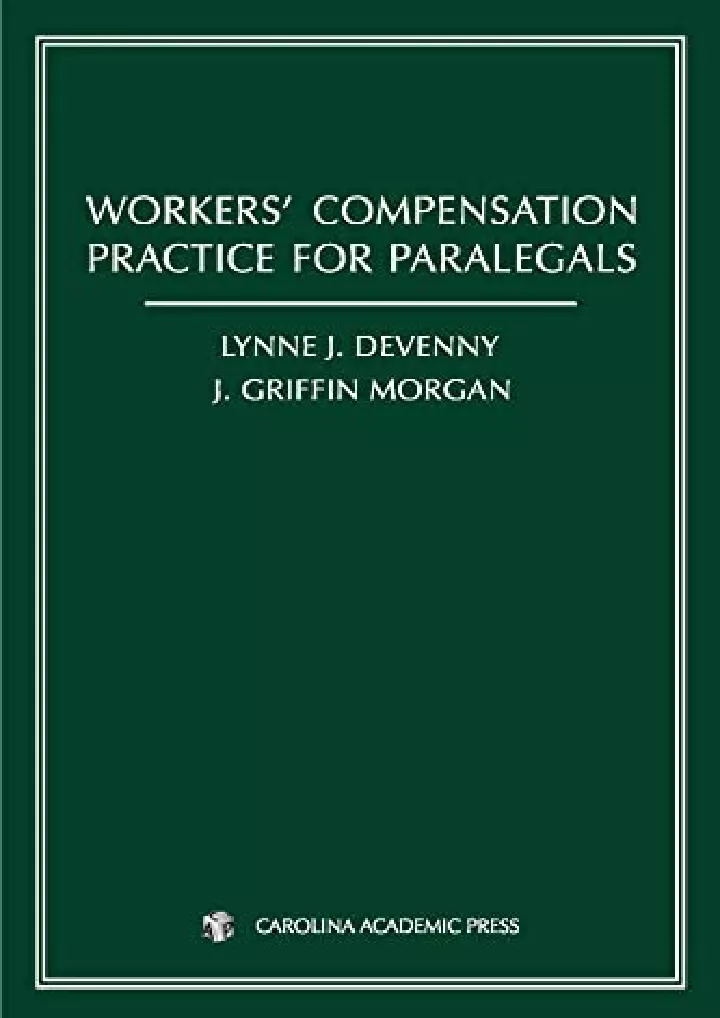 workers compensation practice for paralegals