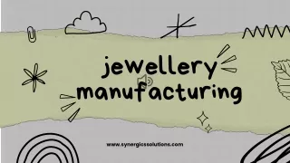 Elevate Your Jewelry Retail Business with Synergics Solutions