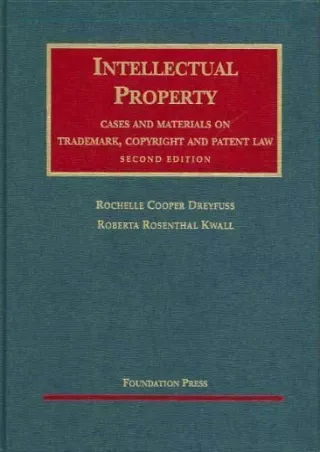 [PDF] READ] Free Intellectual Property: Trademark, Copyright And Patent Law