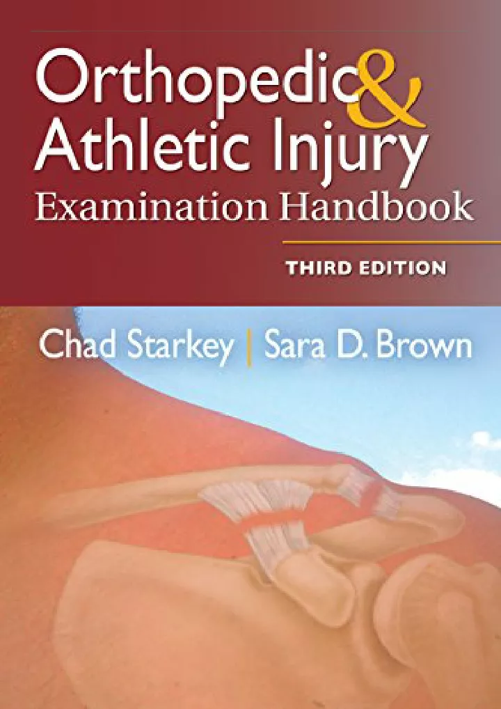 orthopedic athletic injury examination handbook