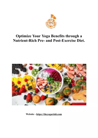 Optimize Your Yoga Benefits through a Nutrient-Rich Pre- and Post-Exercise Diet.docx