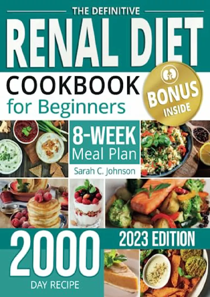 the definitive renal diet cookbook for beginners