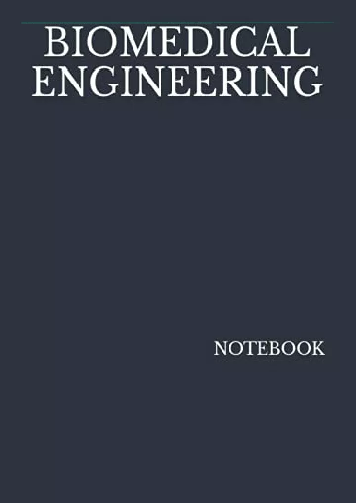 biomedical engineering notebook 200 lined college