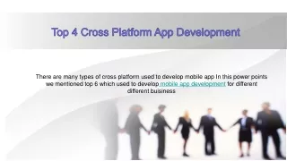 Top 4 Cross Platform App Development
