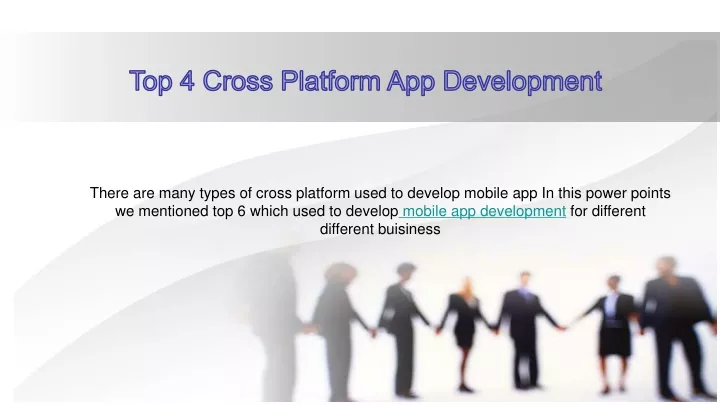 top 4 cross platform app development