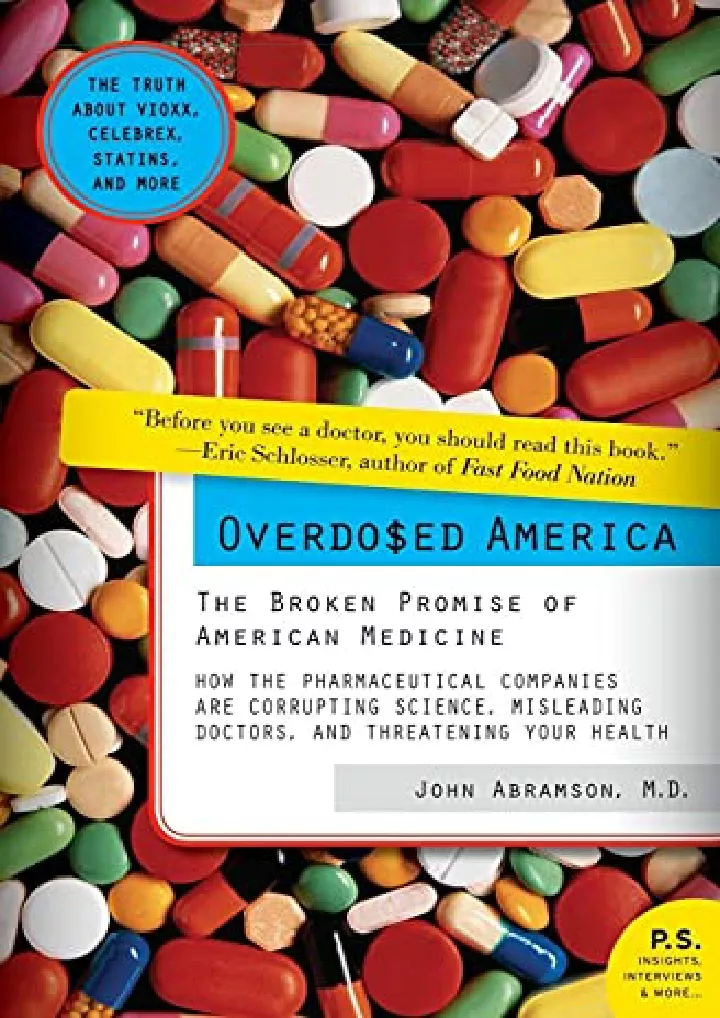 overdosed america the broken promise of american