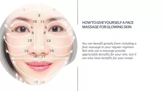 HOW TO GIVE YOURSELF A FACE MASSAGE FOR GLOWING SKIN