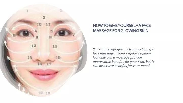 how to give yourself a face massage for glowing skin