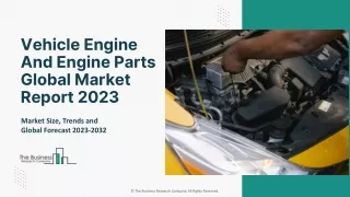Vehicle Engine And Engine Parts Market 2023 : Competitive Landscape, Growth