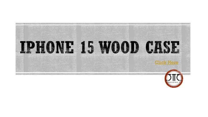 iphone 15 wood case