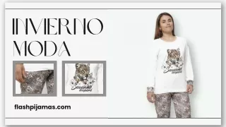 Colección de Moda Invernal para Pijamas de Mujer