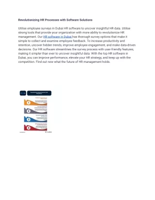 revolutionizing hr processes with software