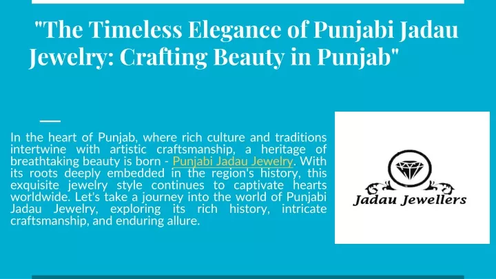 the timeless elegance of punjabi jadau jewelry crafting beauty in punjab