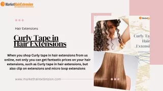 Curly Tape in Hair Extensions