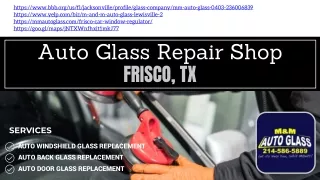 Auto Glass Repair Shop Frisco, TX