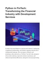 Python in FinTech - slide 1