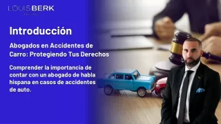 abogados en accidentes de carro - Louis Berk Law