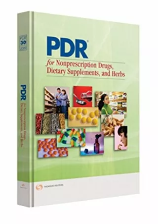 Download Book [PDF] PDR for Nonprescription Drugs, Dietary Supplements, and Herbs 2009