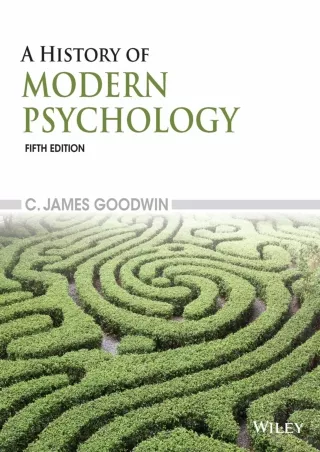 get [PDF] Download A History of Modern Psychology, 5th Edition