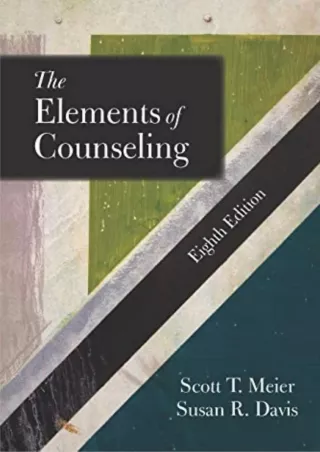 $PDF$/READ/DOWNLOAD The Elements of Counseling, Eighth Edition