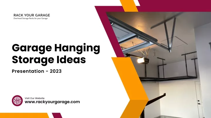 garage hanging storage ideas presentation 2023