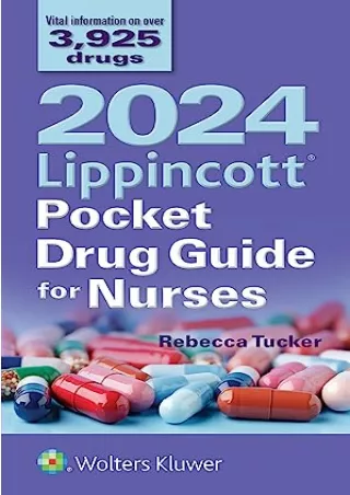 Read ebook [PDF] 2024 Lippincott Pocket Drug Guide for Nurses