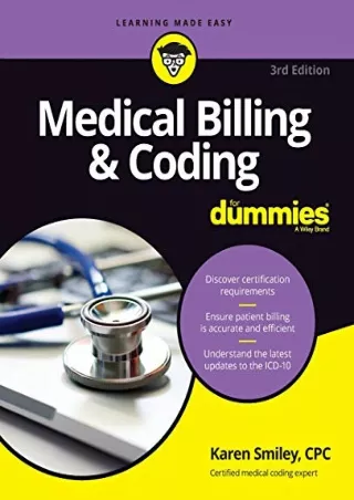 get [PDF] Download Medical Billing & Coding For Dummies (For Dummies (Career/Education))